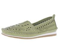 Andrea Conti Pantoufles pour Femme Mocassin, Kiwi, 38 EU