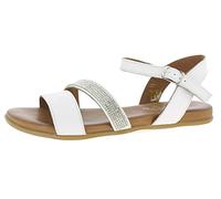 Andrea Conti Sandales pour Femme, Blanc, 39 EU