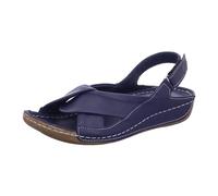 Andrea Conti Sandales pour Femme, Bleu, 38 EU