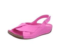 Andrea Conti Sandales pour Femme, Fuchsia, 42 EU