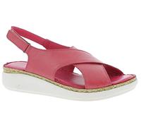 Andrea Conti Sandales pour Femme Talon, Rose Bonbon, 38 EU