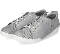Andrea Conti Slip-On Baskets Femme Daim Gris Taille : 40
