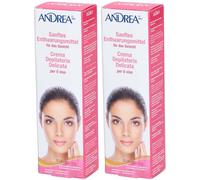 ANDREA® Crème dépilatoire visage 2x56 g