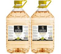 Andrea Milano, vinaigre de vin blanc, idéal pour accompagner les légumes crus, excellent pour les marinades et les sauces, goût équilibré, acidité de 6%, fabriqué en Italie, 5 L (Lot de 2)