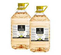 Andrea Milano, vinaigre de vin blanc, idéal pour accompagner les légumes crus, excellent pour les marinades et les sauces, goût équilibré, acidité de 6%, fabriqué en Italie, 2 x 5 L