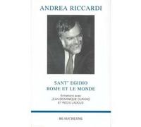 Andrea Riccardi, Sant'Egidio Rome Jean-Dominique Durand (Préface), Régis Ladous (Auteur)