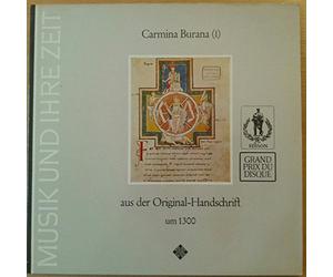 Andrea von Ramm , Copp - Carmina Burana 20 lieder aus der Originalhandschrift um 1300. Studio der fr?hen Musik. Vinyl LP