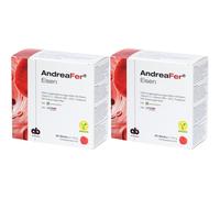 AndreaFer Fer complément avec fer, vitamines C, B6, B12 et acide folique Stick(S) 2x30 pc(s)