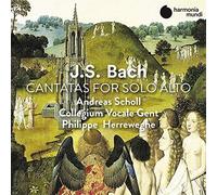 ANDREAS SCHOLL - J.S. BACH CANTATAS FOR ALTO SOLO - CD ALBUM - F123z