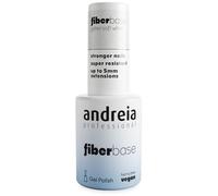 Andreia Base coat professionnelle en gel de fibre pour ongles - Base de construction haute viscosité pour vernis gel enrichie en fibres synthétiques - Végétalien et sans héma 10,5 ml (blanc pailleté