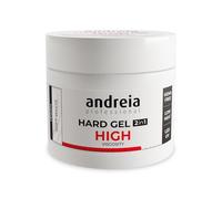Andreia Gel Construction Ongles - Gel Biphasique UV & LED Professionnel pour Renforcer l'Ongle ou l'Extension - Formule Haute Viscosité - Couleur Blanc Doux 200g