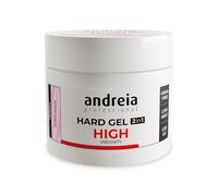 Andreia Gel Construction Ongles - Gel Biphasique UV & LED Professionnel pour Renforcer l'Ongle ou l'Extension - Formule Haute Viscosité - Couleur Rose Doux 200g