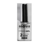 Andreia Professional Gel Hybride Vernis à Ongles - 2 Étapes et Aucune Lampe Requise - Enlèvement Durable et Retrait Facile - Fusion Briller | 10 ml
