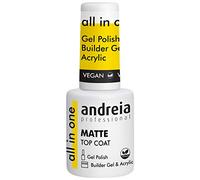 Andreia Professional Top Coat Mat – Vernis Gel facilement retirable – 10,5 ml