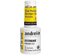 Andreia Professional Extreme Primer Ongles - Primer Extreme Nettoyant pour Préparer l'Ongle avant la Couche de Base - Pour le Vernis Acrylique et en Gel - Excellente Adhésion - 10,5ml