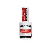 Andreia Gel Construction Ongles - Gel Triphasique UV & LED Professionnel 3-en-1 pour Renforcer l'Ongle ou l'Extension - Formule Basse Viscosité Auto-Égalisante - Bouteille 14ml - Couleur Transparent