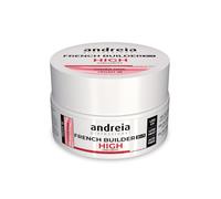 Andreia Professional Gel de Construction pour French Manucure - Formule Haute Viscosité - Gel Biphasique de Construction 2-en-1 UV & LED Professionnel - Pot 22g - Couleur Rose Couvrant