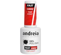 Andreia Professional Gel Top Coat pour décoration Nail Art avec finition brillante - Couche de finition rapide et facile pour une réparation de manucure professionnelle - Vernis à Ongles Gel UV/LED