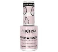 Andreia Professional NutriColor - Vernis à Ongles Respirant Vegan - Couleur NC27 Blanc Rosé d'Andreia 10.5ml - Nail Art DIY, Vegan et Non Testé sur les Animaux, Soin + Couleur en une Étape