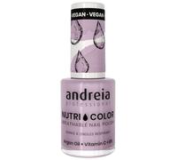 Andreia Professional NutriColor - Vernis à Ongles Respirant Vegan - Couleur NC35 Lavender d'Andreia 10.5ml - Nail Art DIY, Vegan et Non Testé sur les Animaux, Soin + Couleur en une Étape