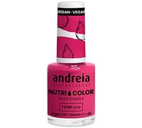 Andreia Professional NutriColor - Vernis à Ongles Respirant Vegan - Couleur NC36 Rose Vif - 10,5 ml