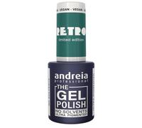 Andreia Professional - The Gel Polish - Gel sans solvant - Collection limitée RETRO - Couleur RT1 Hypnotic Dark Turquoise