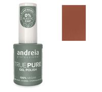 Andreia Vernis à ongles gel professionnel sans héma - True Pure 21 gratuit et 100 % végétalien pour ongles sensibles - Vernis à ongles gel semi-permanent UV LED Soak Off - 10,5 ml (T53 brun doux