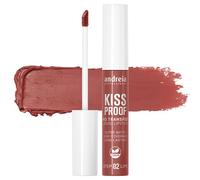 Andreia Rouge à lèvres liquide mat professionnel, durable, résistant aux baisers, sans bavures, sans bavures, formule enrichie en vitamine E, 100 % végétalien, couleur 05 Nude Blush, 8 ml