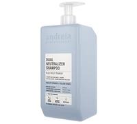 Andreia Shampoing professionnel double neutralisant violet/violet 1 litre avec pompe - Pour cheveux colorés, décolorés, méchés et gris - Soins capillaires professionnels