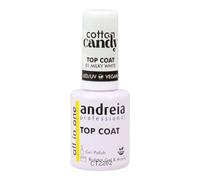 Andreia Vernis à ongles Cotton Candy Top Coat n°01 Milky White 10,5 ml