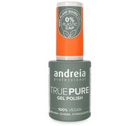 Andreia Vernis à ongles gel professionnel sans héma - True Pure 21 gratuit et 100 % végétalien pour ongles sensibles - Vernis à ongles gel semi-permanent UV LED Soak Off - Couleur T15 - Orange fluo -