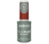 Andreia Vernis à ongles gel professionnel sans héma - True Pure 21 gratuit et 100 % végétalien pour ongles sensibles - Vernis gel semi-permanent UV LED Soak Off - Couleur T33 marron 10,5 ml