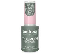Andreia Vernis à ongles gel professionnel sans héma - True Pure 21 gratuit et 100 % végétalien pour ongles sensibles - Vernis gel semi-permanent UV LED Soak Off - Couleur T06 Rose laiteux 10,5 ml