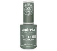 Andreia Vernis à ongles gel professionnel sans héma - True Pure 21 gratuit et 100 % végétalien pour ongles sensibles - Vernis à ongles gel semi-permanent UV LED Soak Off - 10,5 ml (T56 vert thym foncé
