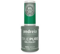 Andreia Vernis à ongles gel professionnel sans héma - True Pure 21 gratuit et 100 % végétalien pour ongles sensibles - Vernis à ongles gel semi-permanent UV LED Soak Off - 10,5 ml (T52 vert émeraude)