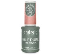 Andreia Vernis à ongles gel professionnel sans héma - True Pure 21 gratuit et 100 % végétalien pour ongles sensibles - Vernis à ongles gel semi-permanent UV LED Soak Off - 10,5 ml (T58 rose doux avec