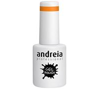 Andreia Vernis à Ongles Gel Semi-Permanent Couleur 262 Orange - Nuances de Jaune Neon - 10 ml