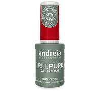 Andreia Vernis à ongles gel professionnel sans héma - True Pure 21 gratuit et 100 % végétalien pour ongles sensibles - Vernis gel semi-permanent UV LED Soak Off - Couleur T37 Rouge 10,5 ml