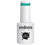 Andreia Vernis Gel Semi-Permanent pour Lampe UV/LED - Vernis à Ongles Couleur Intense Tenue 4 Semaines pour French Manucure - Couleur 291 Vert - Nuances de Bleu - 10 ml