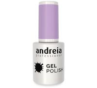 Andreia Vernis Gel Semi-Permanent pour Lampe UV/LED - Vernis à Ongles Couleur Intense Tenue 4 Semaines pour French Manucure - Couleur 288 Violet pastel - Nuances de Gris - 10,5 ml