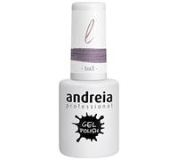 Andreia Vernis Gel Semi-Permanent pour Lampe UV/LED - Vernis à Ongles Couleur Intense Tenue 4 Semaines pour French Manucure - Couleur BA3 Briller Rose - Nuances de Gris et Violet - 10 ml