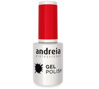 Andreia Vernis Gel Semi-Permanent pour Lampe UV/LED - Vernis à Ongles Couleur Intense Tenue 4 Semaines pour French Manucure - Couleur 205 Rouge - Nuances de Rose - 10 ml