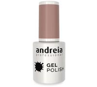Andreia Vernis Gel Semi-Permanent pour Lampe UV/LED - Vernis à Ongles Couleur Intense Tenue 4 Semaines pour French Manucure - Couleur 221 Gris - Nuances de Clair - 10.5 ml