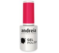 Andreia Vernis Gel Semi-Permanent pour Lampe UV/LED - Vernis à Ongles Couleur Intense Tenue 4 Semaines pour French Manucure - Couleur 210 Rose - Nuances de Rouge - 10 ml