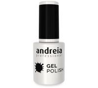 Andreia Vernis Gel Semi-Permanent pour Lampe UV/LED - Vernis à Ongles Couleur Intense Tenue 4 Semaines pour French Manucure - Couleur 240 Noir - Nuances de Noir et Nuit - 10 ml