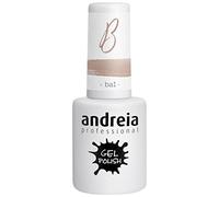 Andreia Vernis Gel Semi-Permanent pour Lampe UV/LED - Vernis à Ongles Couleur Intense Tenue 4 Semaines pour French Manucure - Couleur BA1 Rose - Nuances de Nu - 10 ml