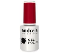 Andreia Vernis Gel Semi-Permanent pour Lampe UV/LED - Vernis à Ongles Couleur Intense Tenue 4 Semaines pour French Manucure - Couleur 296 Rouge profond - Nuances de Rose - 10 ml