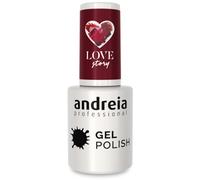 Andreia Vernis Gel Semi-Permanent pour Lampe UV/LED - Vernis à Ongles Couleur Intense Tenue 4 Semaines pour French Manucure - Couleur 304 Rouge rosé - Nuances de Rose - 10 ml