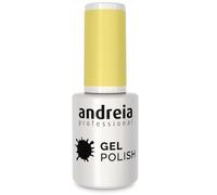 Andreia Vernis Gel Semi-Permanent pour Lampe UV/LED - Vernis à Ongles Couleur Intense Tenue 4 Semaines pour French Manucure - Couleur 202 Jaune - Nuances de Clair - 10.5 ml