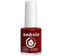 Andreia Vernis Halal - Vernis à Ongles Végétalien Brillant, Perméable & Respirant Conforme aux Exigences Halal - Haute Qualité - Couleur B14 Rouge Bourgogne - 10.5ml